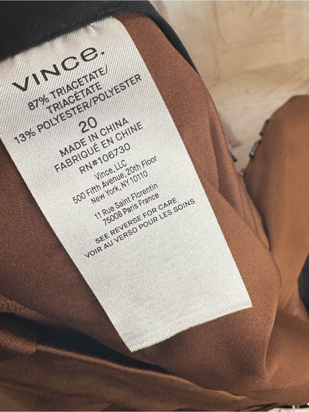 NEW Vince Brown Wide-Leg Pleated Pants - Picture 8 of 10